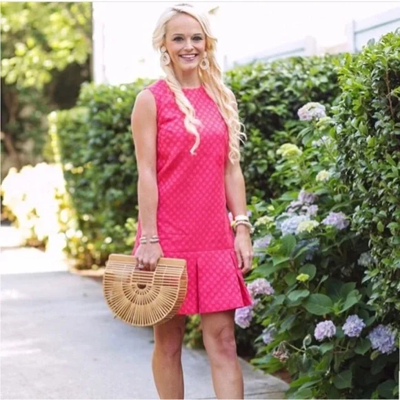 Sail to Sable pink spotted mini dress 10 - Picture 1 of 8